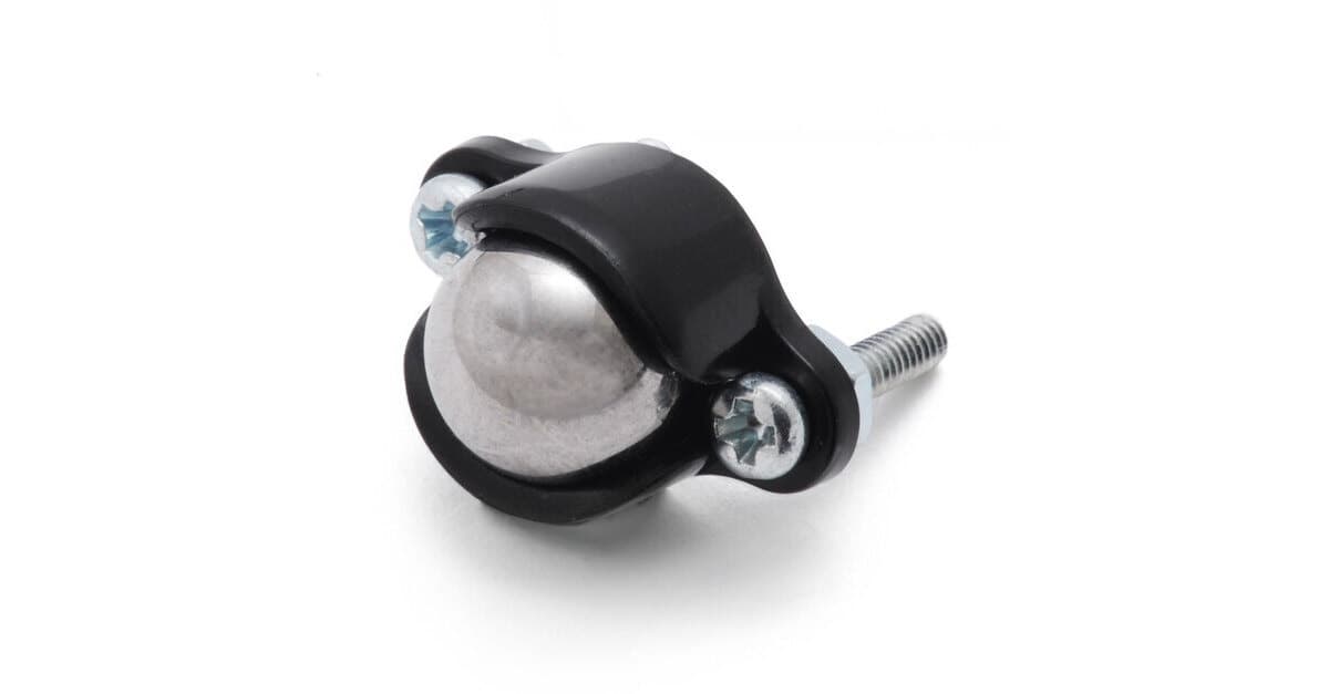Ball caster 3/8 inch metal ball — product photo